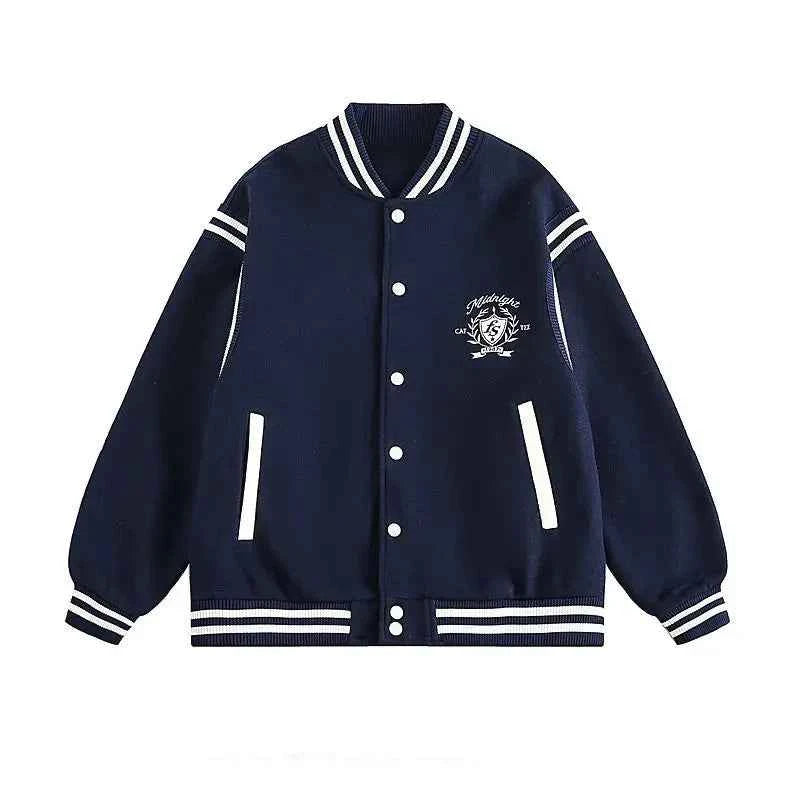 Autumn Cool Embroidered Vintage Baseball Jacket