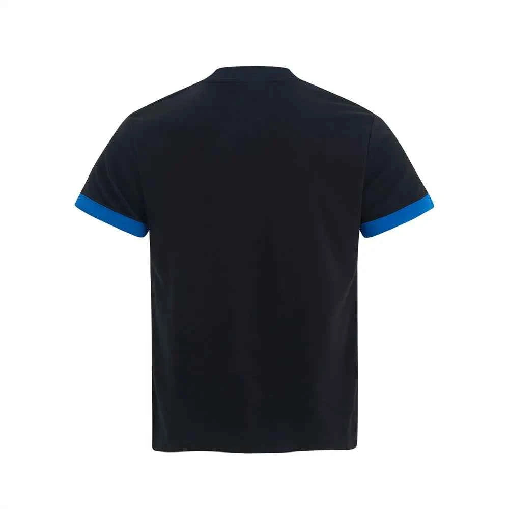 Retro Contrast Paneled Print Crew T-Shirt