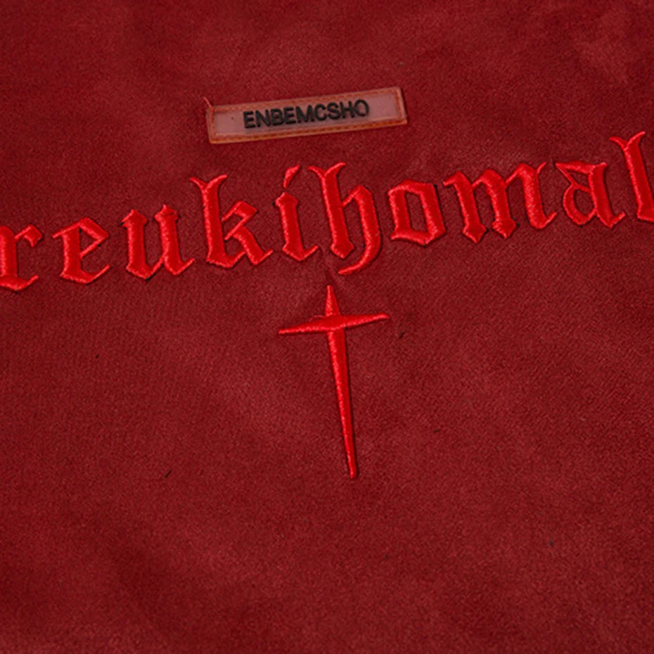Suede Oversized Streetwear Tshirts