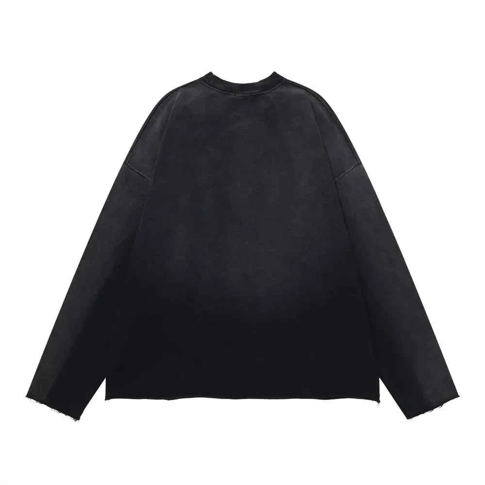 Sweat Patchwork Distressed