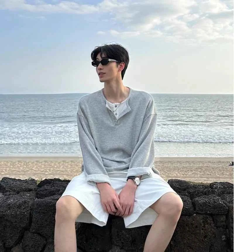 High-Quality Fake Two Piece Long Sleeve T-Shirt