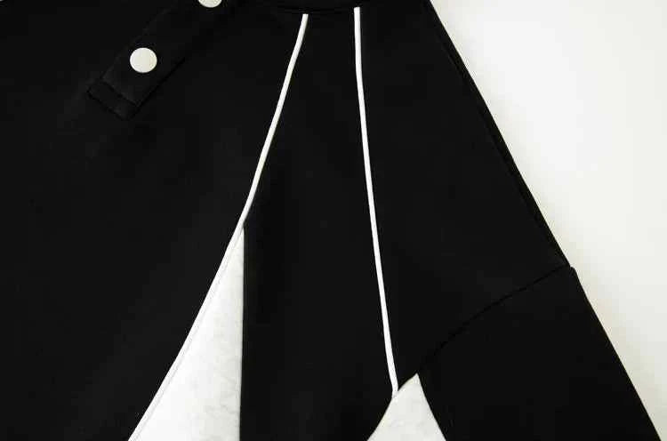 Streetwear American Style Polo Collar Sweatshirt