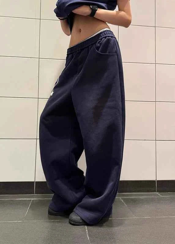 High-Quality Oversized Letter Print Dance Jogger