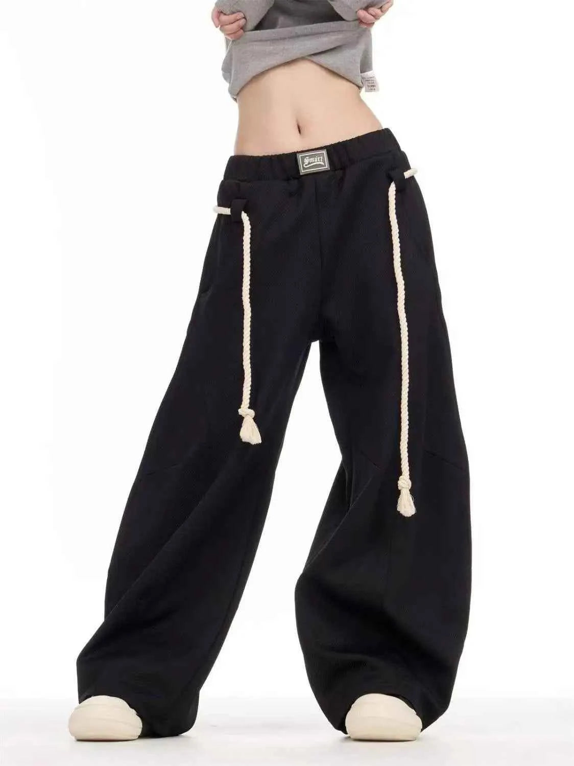 Retro Supper Baggy Drawstring Sweatpants