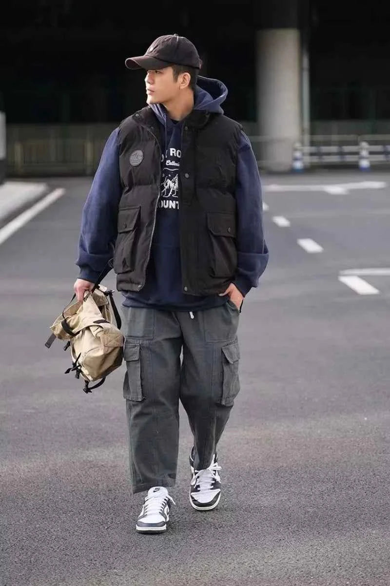 Japanese Trend Thickened Winter Cotton Vest