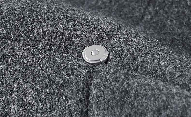 Insulated Warm Woolen Casual Flip Collar Jacket