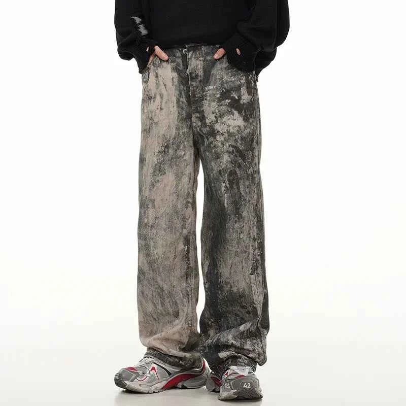 Distressed Gothic Punk Baggy Jeans