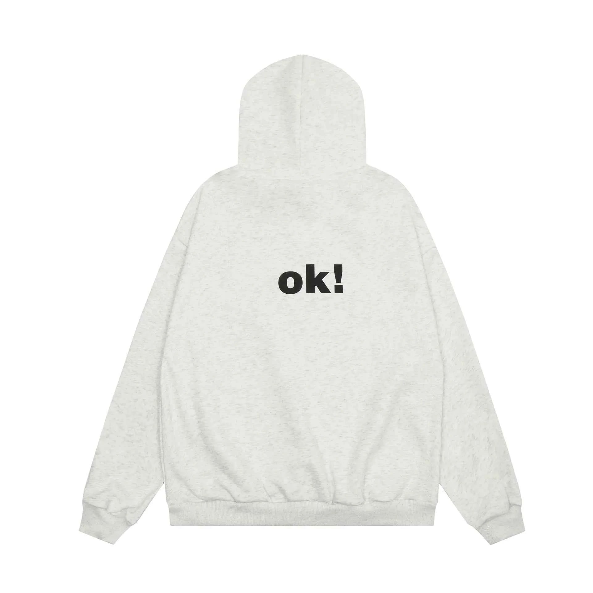 Funny Letter Printed Hip Hop Cotton Hoodie