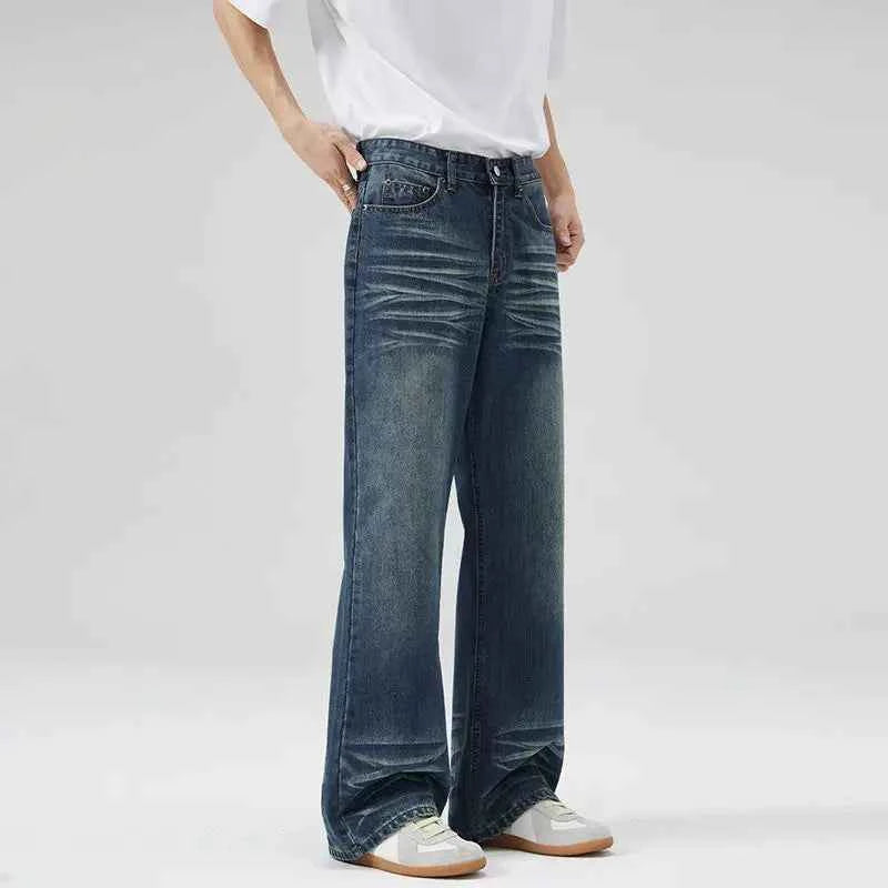 Vintage Slim Fit Flared Denim Jeans