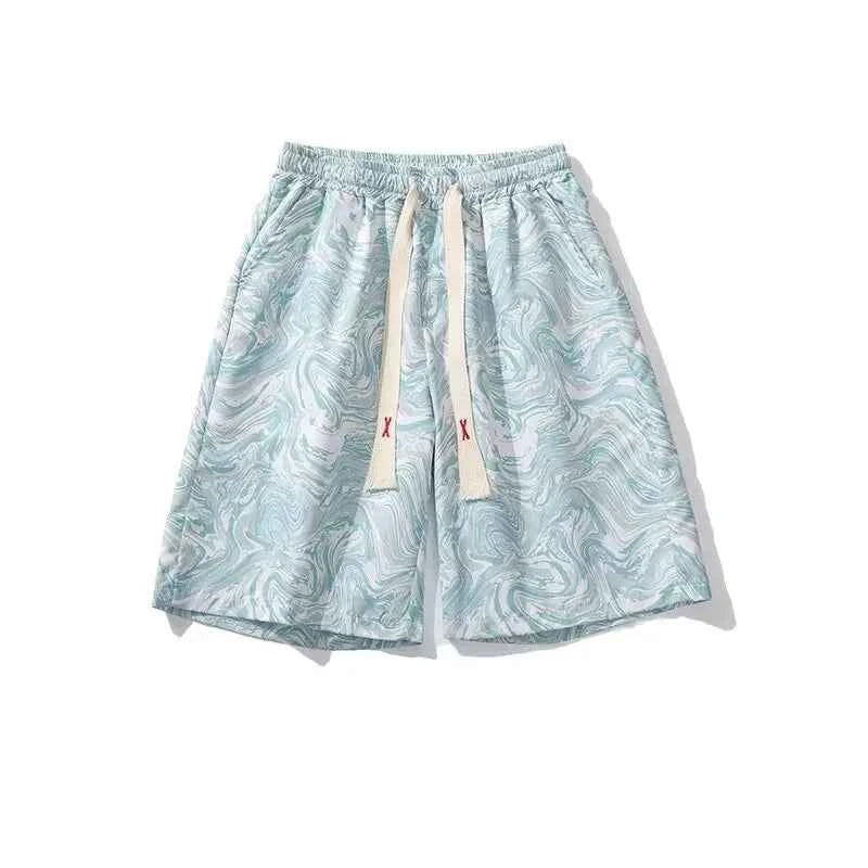 Streetweear Cool Comfort Vibrant Tie Dye Art Shorts