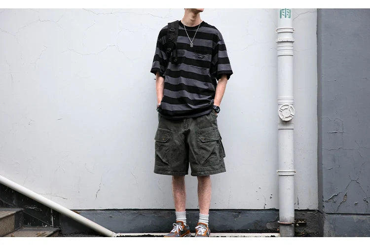 Saturday Striped Cotton T-Shirt
