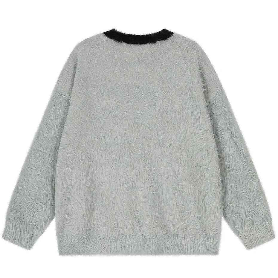 High-Quality Oversized Y2K Casual Sweater