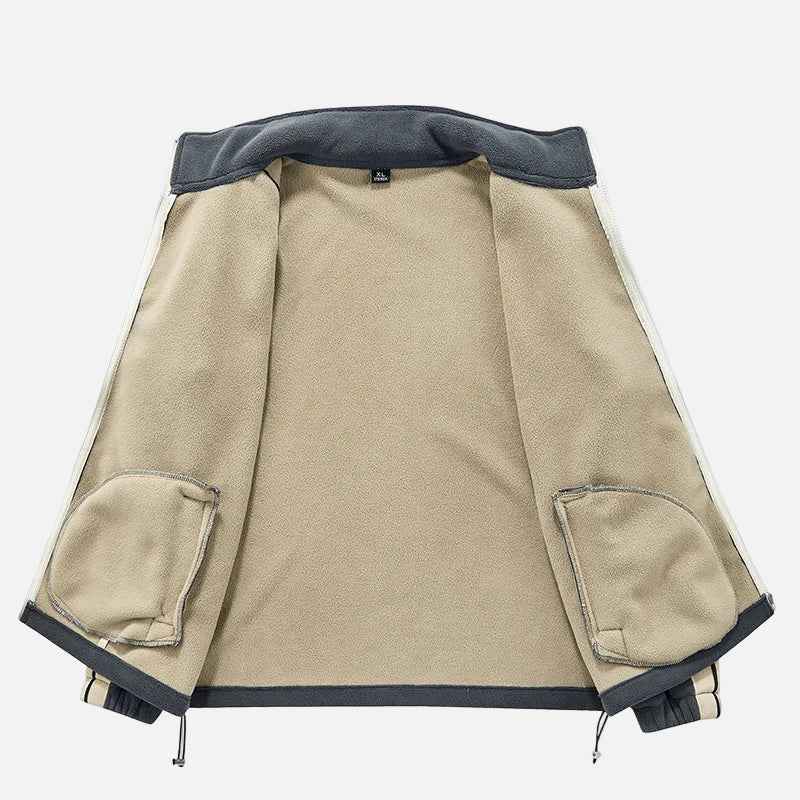 High-Quality Stand Collar Zipper Jacket