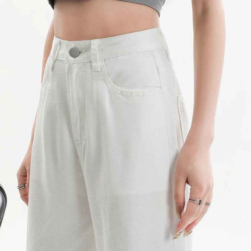 Woman Soft Lyocell Fabric Summer Jeans