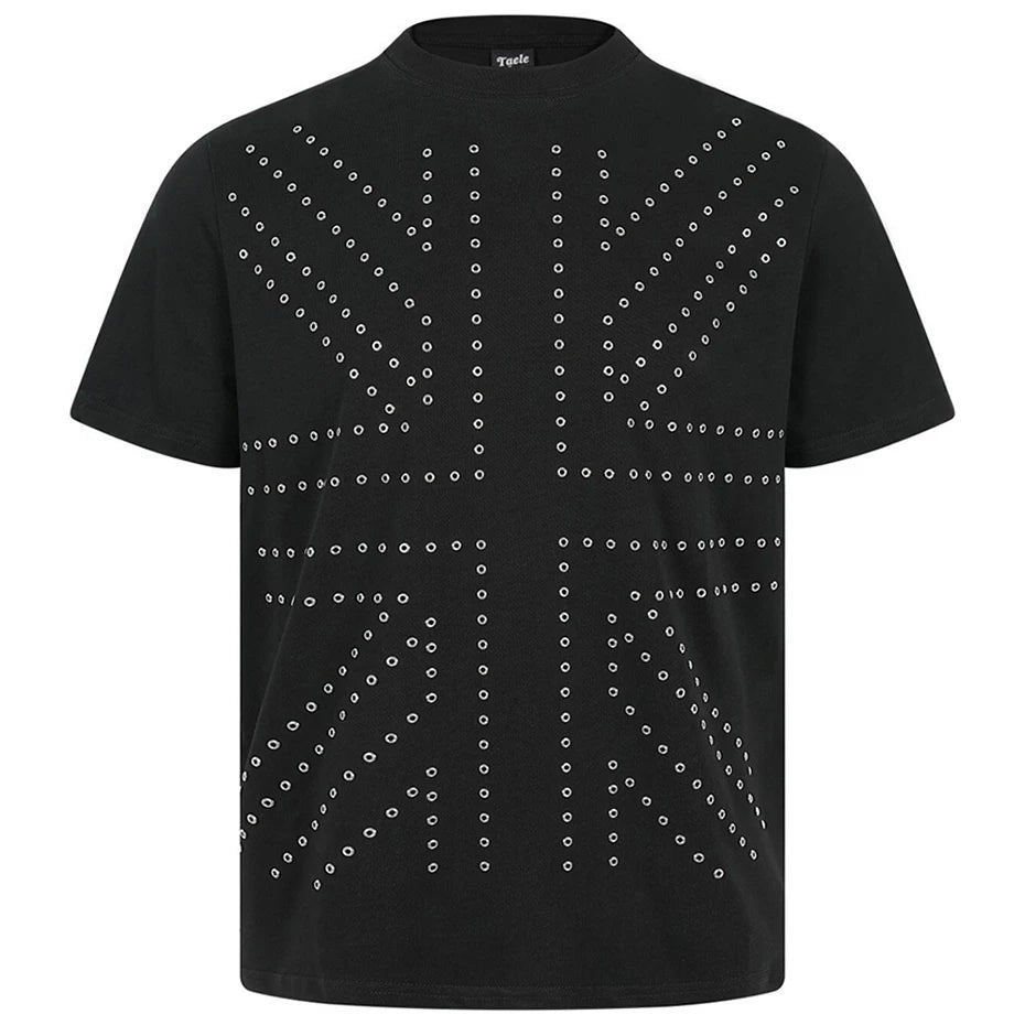 Streetwear Metal Graphic Oversized T-Shirts