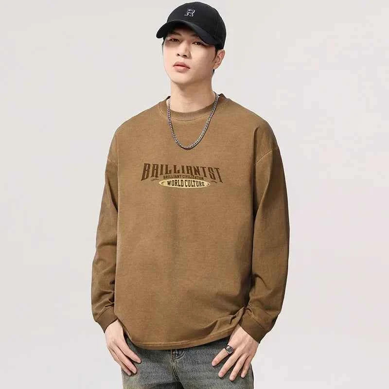 Lightweight Oversize Loose Casual Long Sleeve T-Shirt