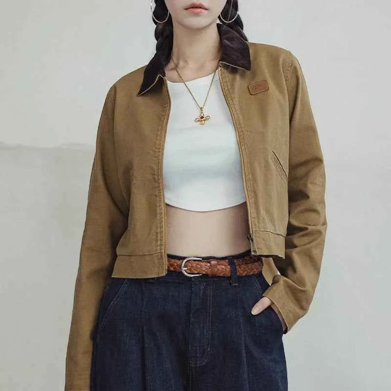 Vintage Khaki Detroit Workwear Jacket
