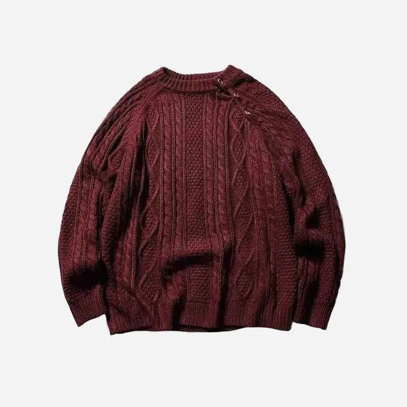 Breathable Warm Retro Simplicity Knitted Sweater