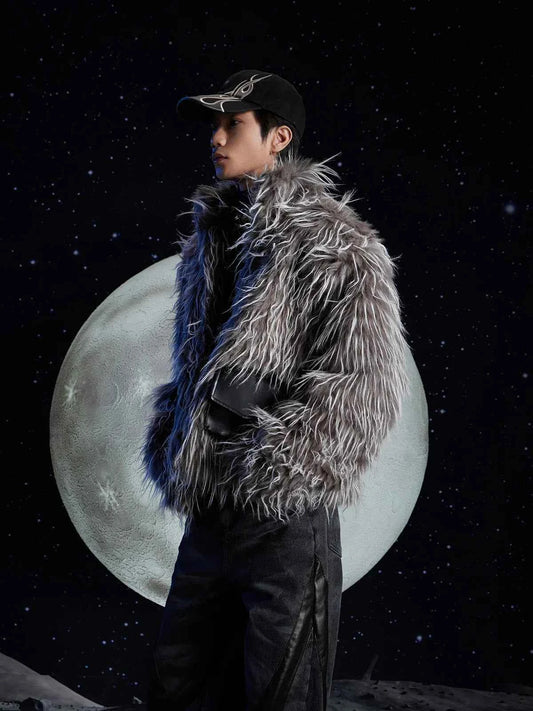 Winter Casual Luxurious Faux Fur Jacket