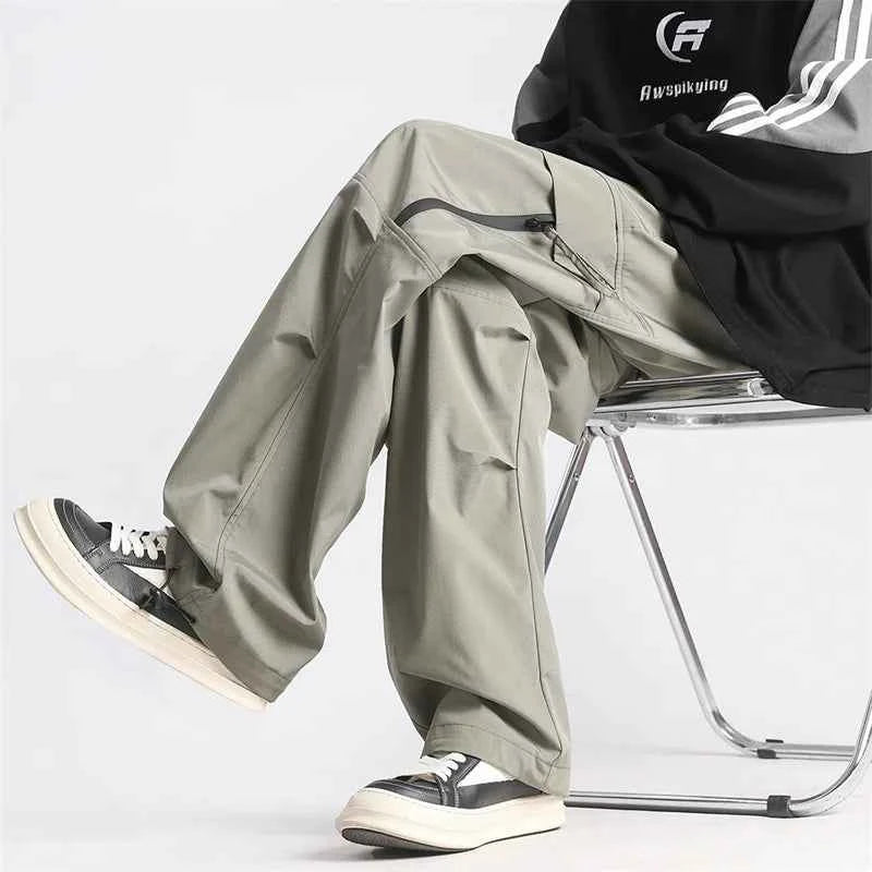 Men's Cool Functional Multi-Pocket Cargo Pants