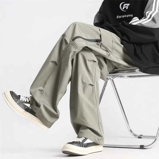 Men's Cool Functional Multi-Pocket Cargo Pants