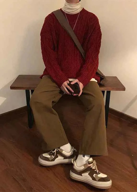 Cozy Christmas Cable Knit Sweater