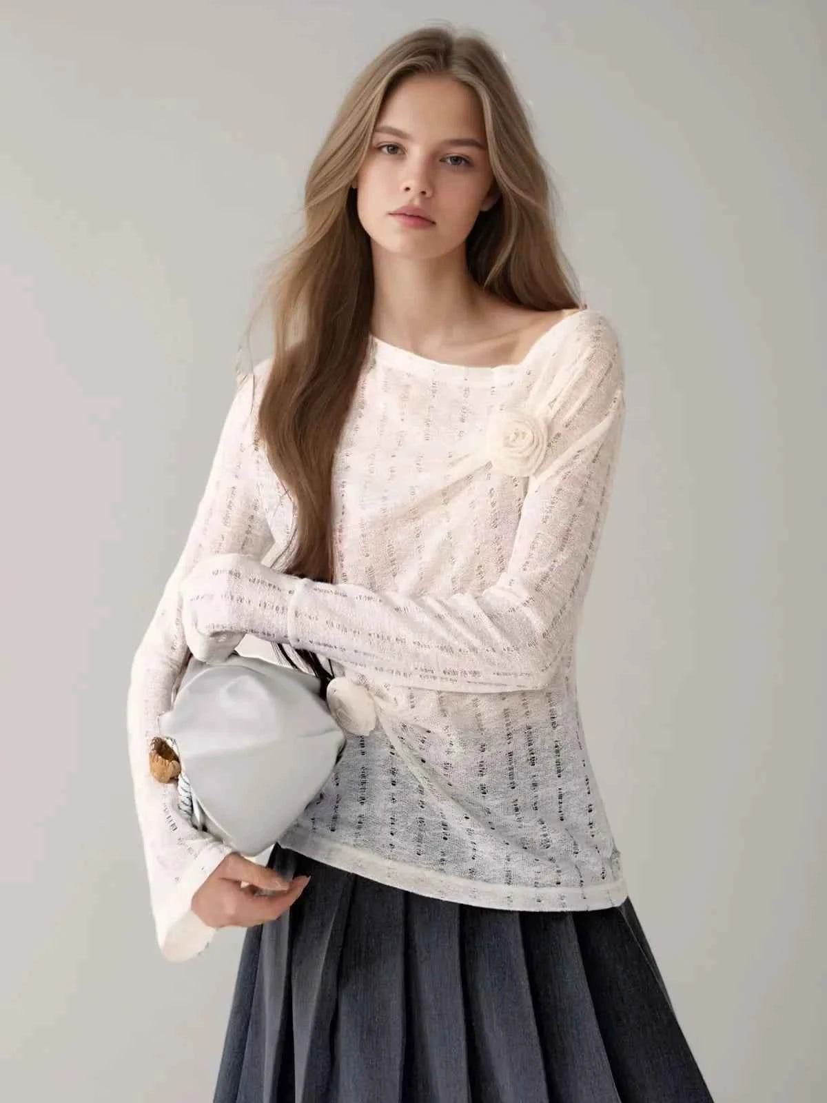 Spring Y2K Casual Solid Color T-Shirt