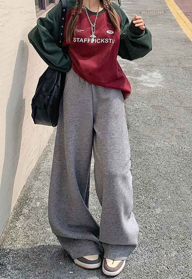 Y2K Vintage Cool Wide Leg Sweatpants