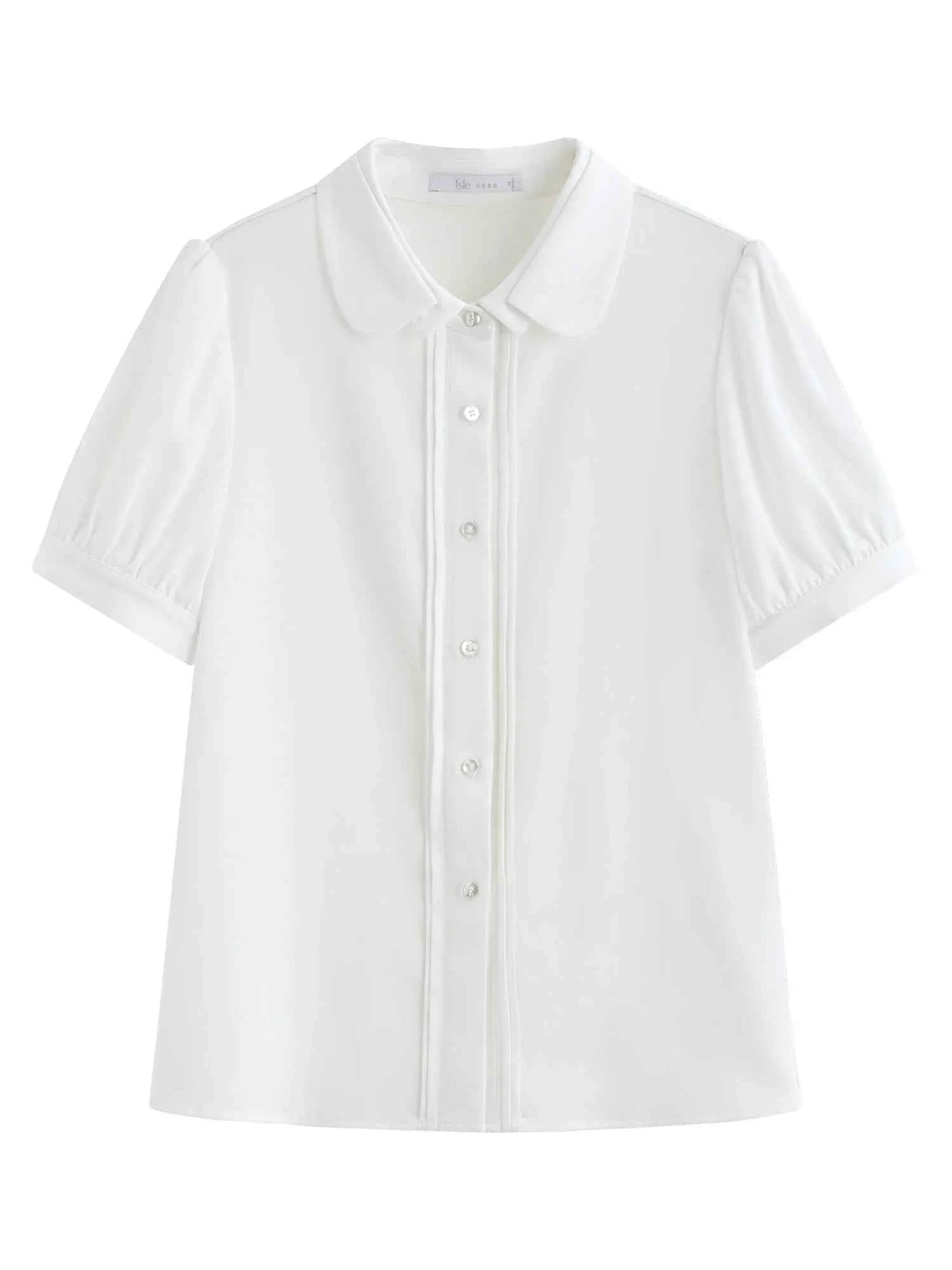 Elegant Layered Collar Office-Ready Blouse Shirt
