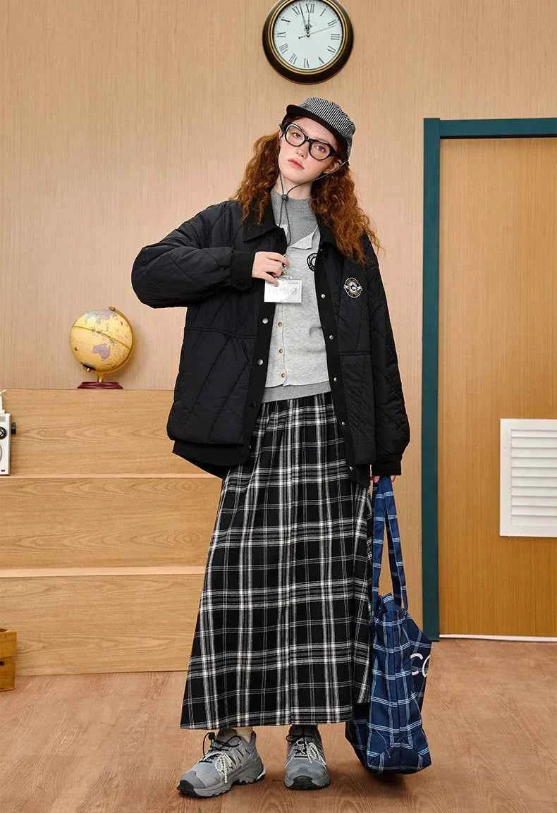 Lightweight Lapel Cotton Puffer Jacket