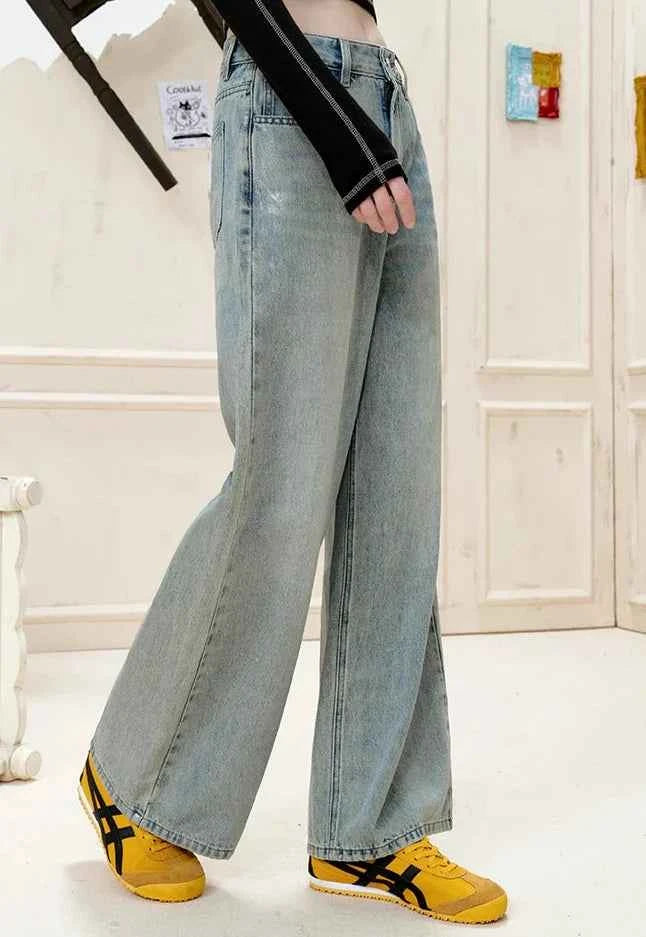 Y2K High-Quality  Wide Leg Hip Hop Jeans