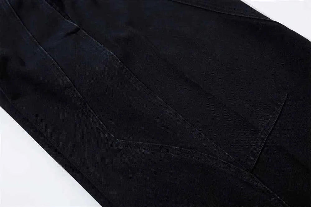 Faded Black Scimitar High Street Wide Leg Jeans