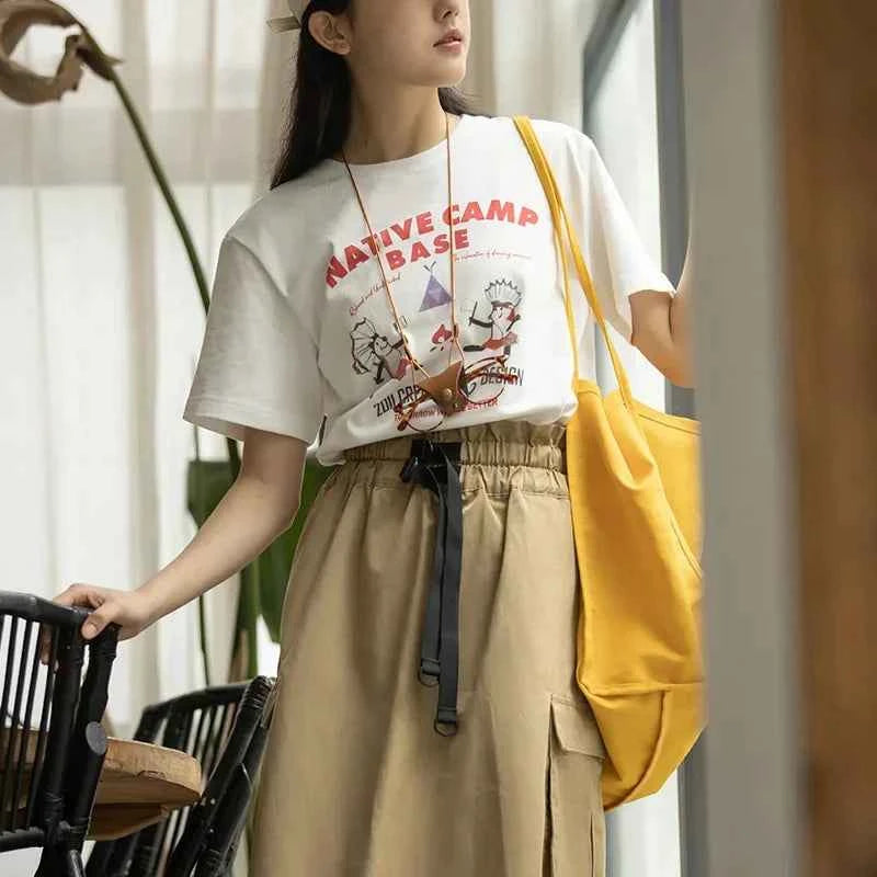 Vintage Cotton Oversized Graphic T-Shirt