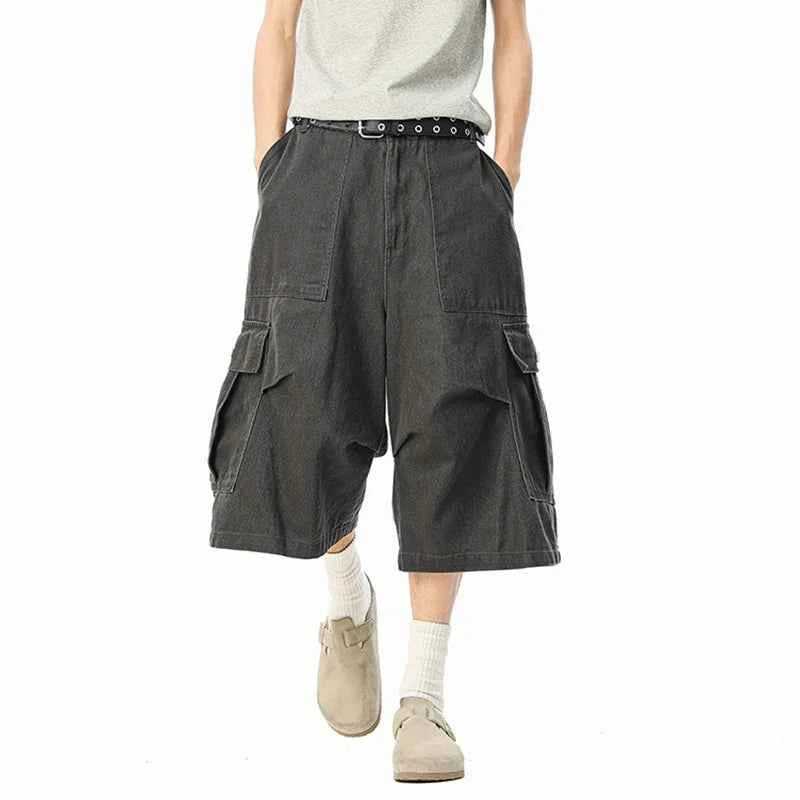 Cloud-Soft Korean Style Casual Cargo Short