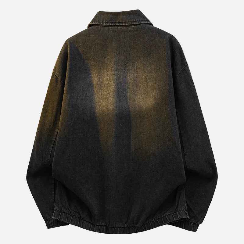 Y2K Loose Retro Washed Denim Casual Jacket