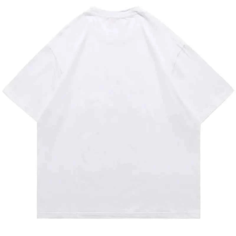Oversized Graphic Letter Print Short Sleeve T-Shirt