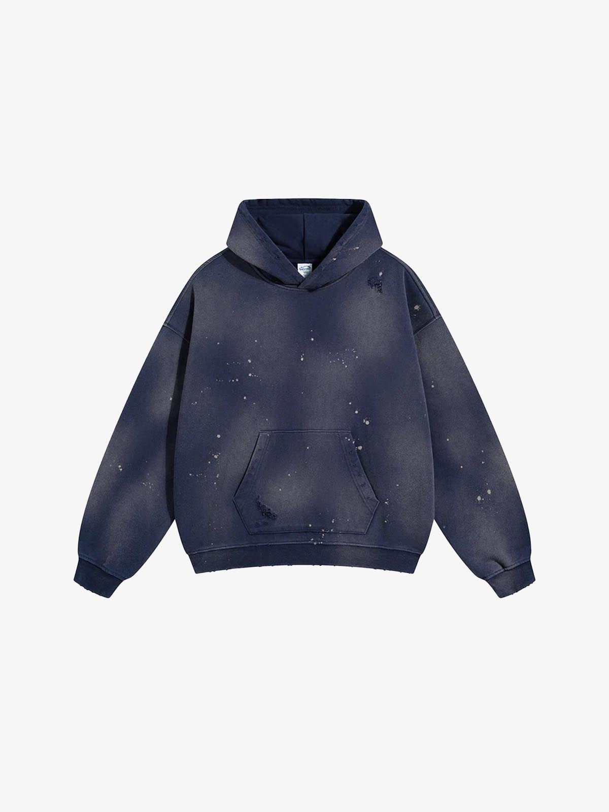 Iso Splash Abstract Oversized Pullover Hoodie