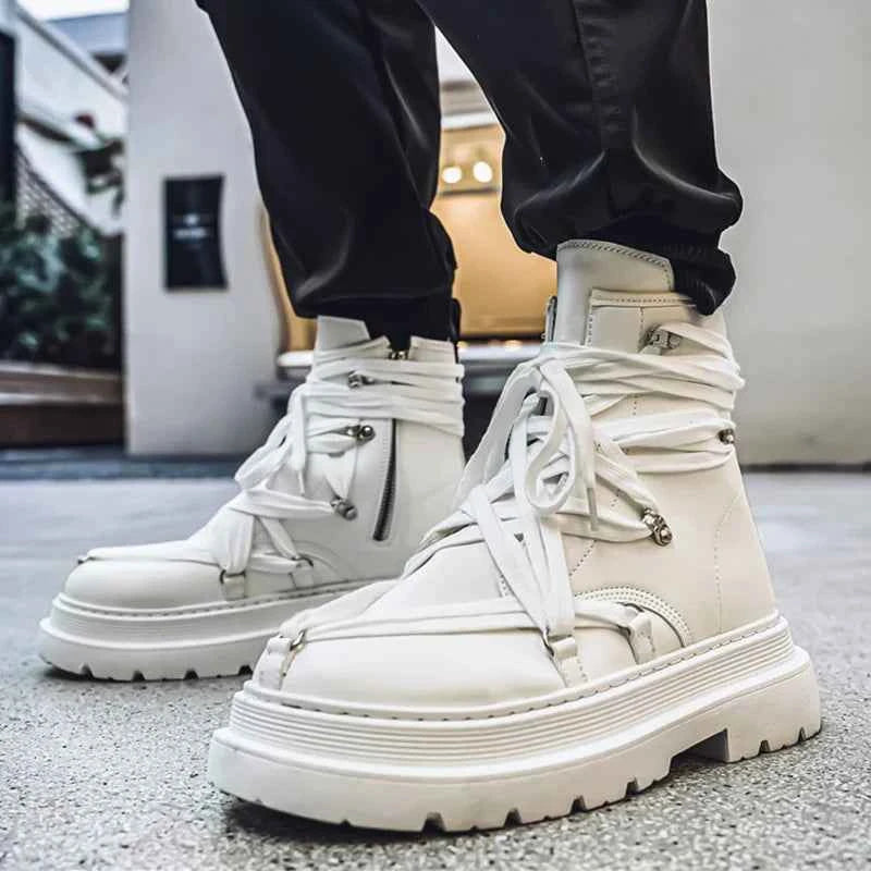 High Quality Personalized Strap Ankle Boots