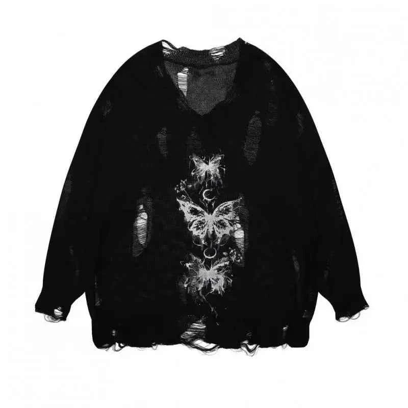 Cozy Hollow Knit Long Sleeve Sweater
