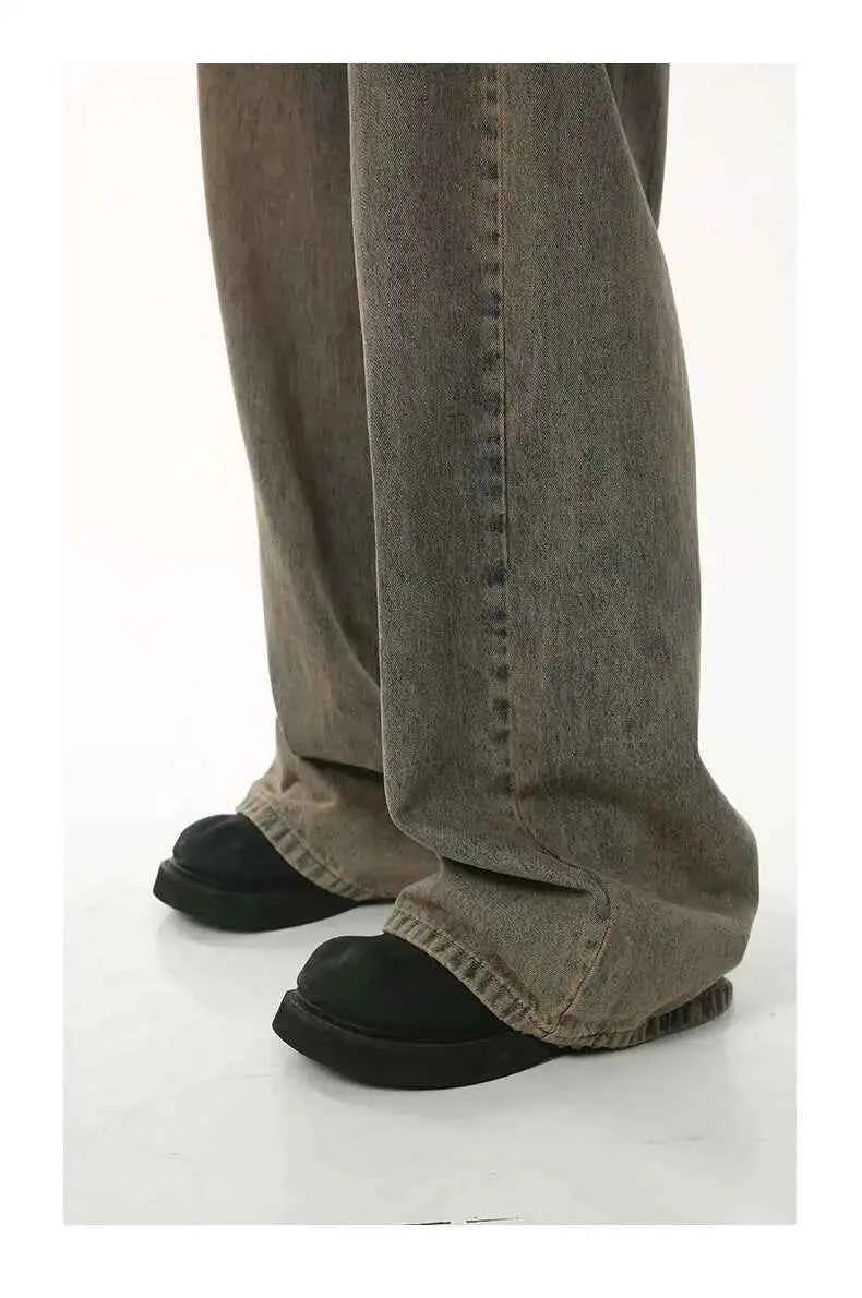 Patchwork Stylish Wornout Wide Leg Jeans