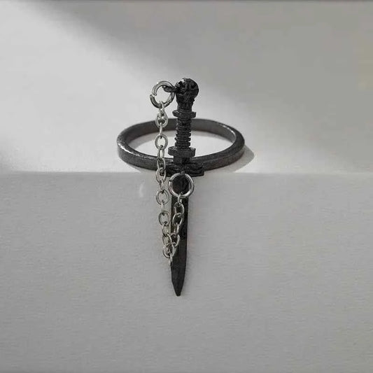 Y2K Desirable Gothic Geometric Rings