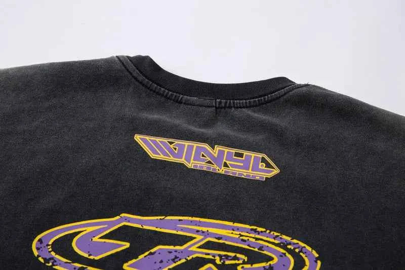 F1 Grunge Insulated Graphic Printed Tie Race T-Shirt