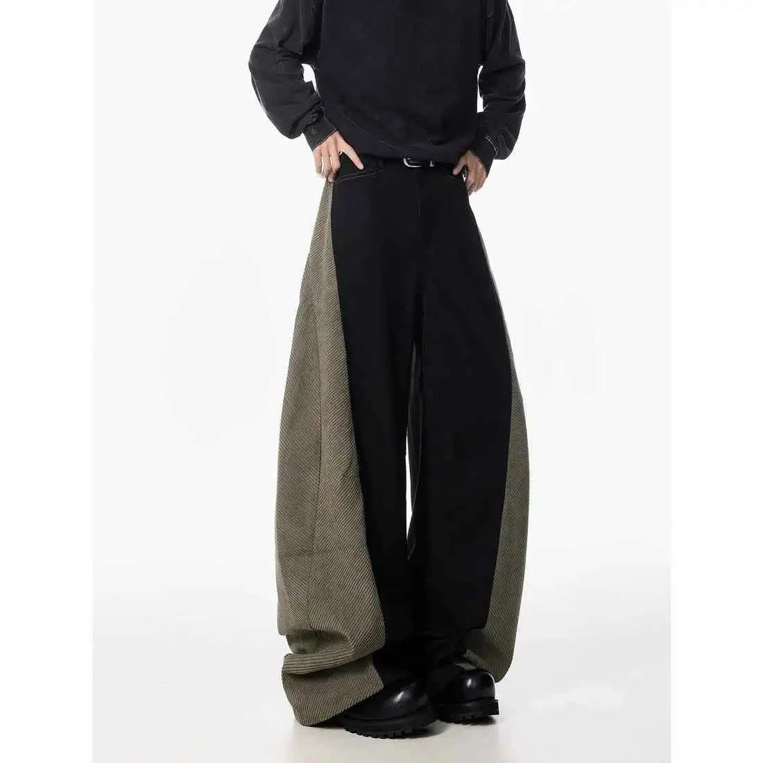 Stylish Vintage American Style Wide Leg Pants