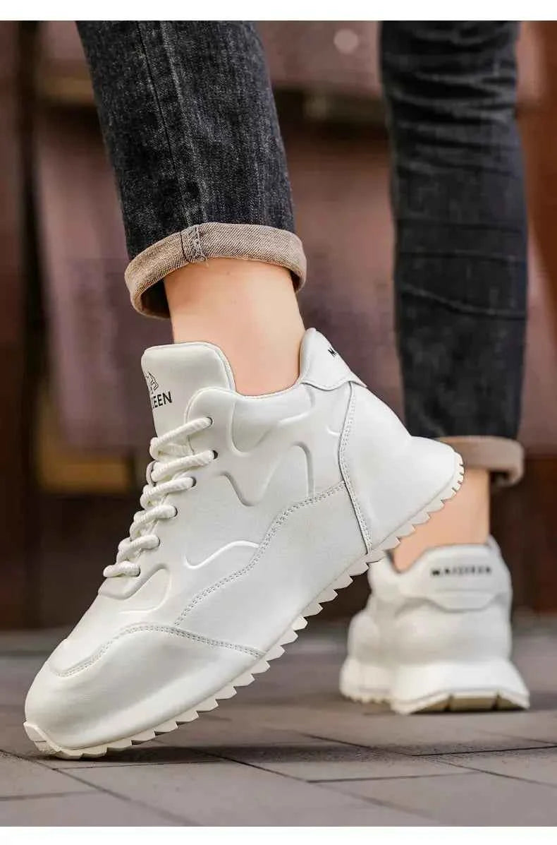 Chunky Designer Bottom Microfiber Sneaker