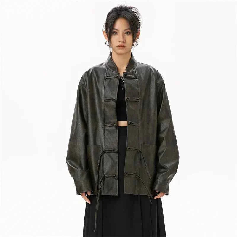 Women Authentic Sheepskin Leather Jacket