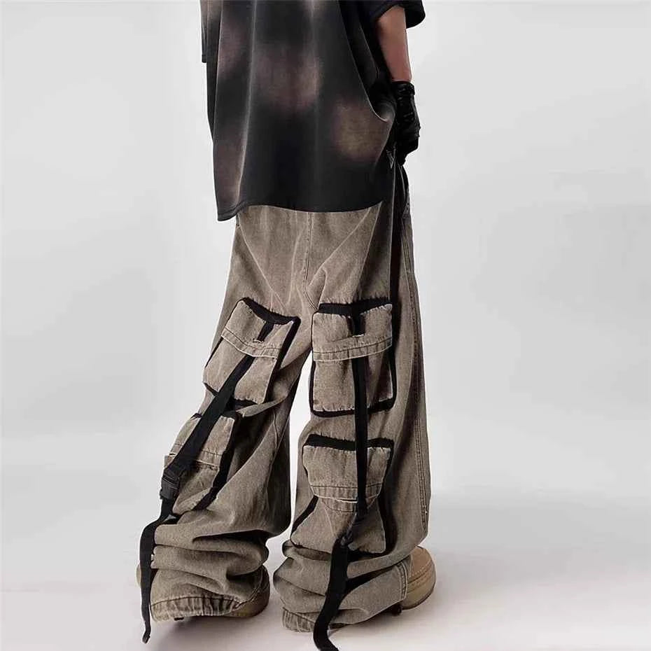 Work & Play Baggy Wide Leg Denim Jeans