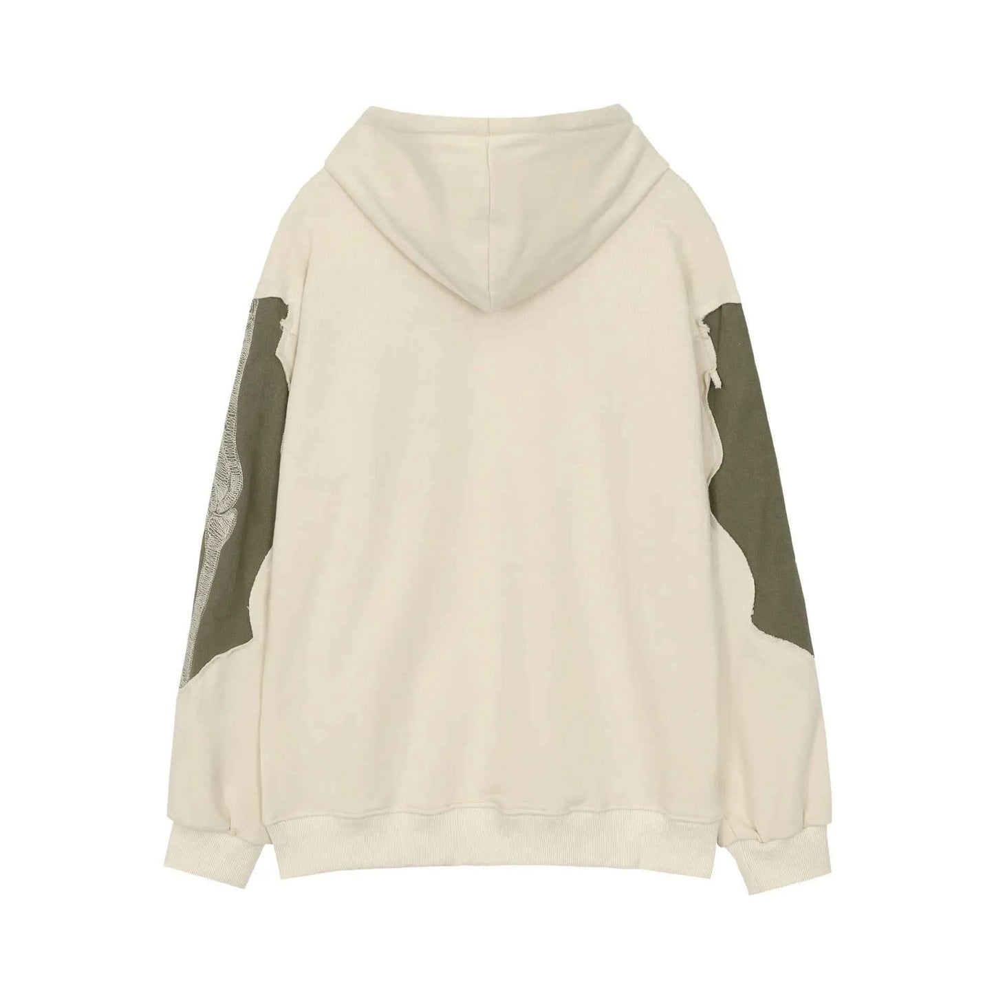 Autumn Skull Embroidered Hip Hop Cotton Hoodie