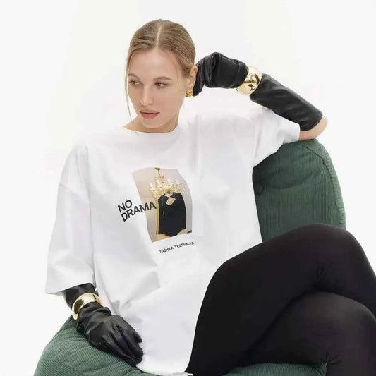 Stylish European Cool Summer Print T-Shirt