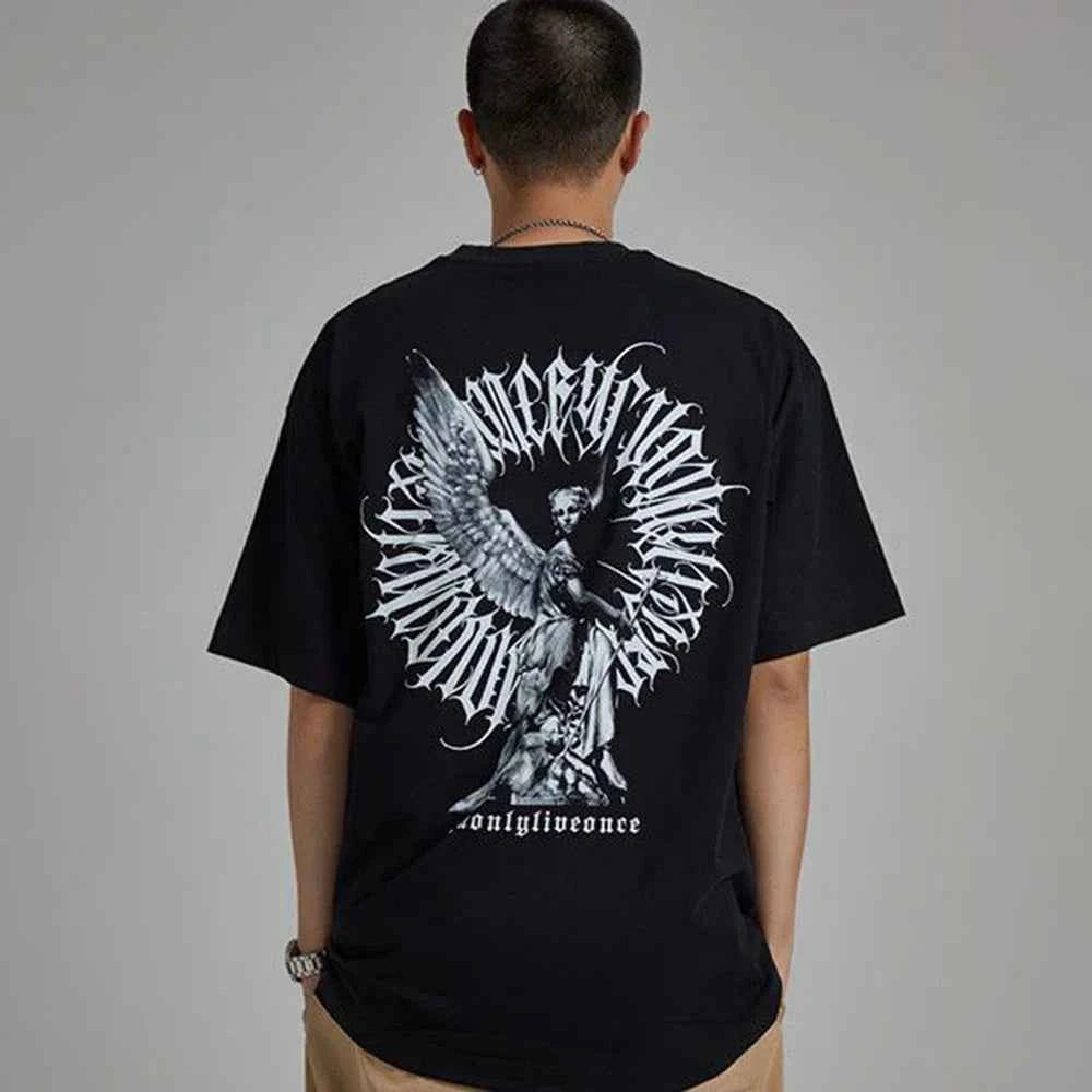Chicano Hip Hop Tattoo Angel T-Shirt