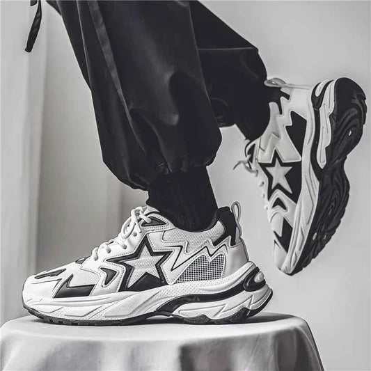 Vintage Stars Platform Sneakers